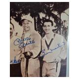 Signed Photograph of Whitey Ford, Mickey Mantle, Billy Martin, Darrell Johnson, and Danny Lawlor