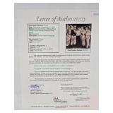 Signed Photograph of Whitey Ford, Mickey Mantle, Billy Martin, Darrell Johnson, and Danny Lawlor