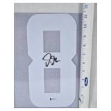 Justin Jefferson Auto Beckett Witnessed Signed Number 8
