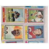 Lot of over 40 Vintage Football Cards Featuring Players from 1970s NFL Teams