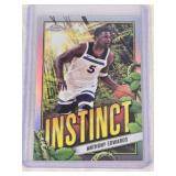 Anthony Edwards 2025 Topps Chrome Instinct Refractor INS-7 - Basketball Card