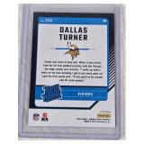 Dallas Turner Rookie 2024 Donruss Optic Silver Holo Prizm #224 - Minnesota Vikings Football Card