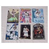 Lot of 6 LeBron James Basketball Cards including Shock Wave and Select Company