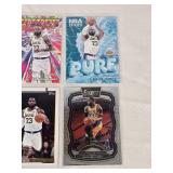 Lot of 6 LeBron James Basketball Cards including Shock Wave and Select Company