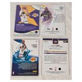 Lot of 6 LeBron James Basketball Cards including Shock Wave and Select Company