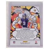 J.J. McCarthy Rookie 2025 Panini Donruss Bomb Squad #BS-JMY - Minnesota Vikings Football Card