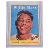 Willie Mays 1958 Topps #5 - San Francisco Giants Vintage Baseball Card