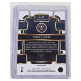 Nikola Jokic 2023-24 Panini Select Ruby Cracked Ice Prizm #32 - Denver Nuggets Basketball Card