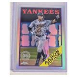 Aaron Judge 2023 Topps Chrome 35th Anniversary Refractor #88BC-1 - New York Yankees Baseball Card