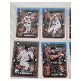 Lot of over 30 Baseball Rookie Cards Featuring Jasson Dominguez, Jackson Holliday, and Naoyuki Uwasawa and Topps Holiday Edition Themes