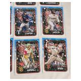 Lot of over 30 Baseball Rookie Cards Featuring Jasson Dominguez, Jackson Holliday, and Naoyuki Uwasawa and Topps Holiday Edition Themes