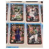 Lot of over 30 Baseball Rookie Cards Featuring Jasson Dominguez, Jackson Holliday, and Naoyuki Uwasawa and Topps Holiday Edition Themes