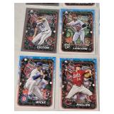 Lot of over 30 Baseball Rookie Cards Featuring Jasson Dominguez, Jackson Holliday, and Naoyuki Uwasawa and Topps Holiday Edition Themes
