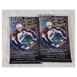 Lot of 2 Unopened Hockey Card Packs of 2022-23 Skybox Metal Universe Series
