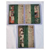 Lot of 3 Vintage 1954 Topps Baseball Cards Featuring Willie Jones, Ray Murray, and Bob Swift.