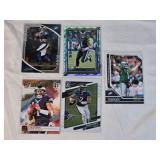 Lot of 5 Jalen Hurts Rookie and Insert CArds Including Gridiron Kings and Donruss Optic