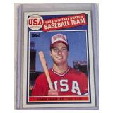 Mark McGwire Rookie 1985 Topps #401 - USA Baseball Team Vintage Baseball Card