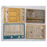 Lot of 12 HIGH NUMBER Vintage Baseball Cards Featuring Johnny Temple, Vern Law, Ken Brett, and Dick Farrell