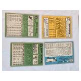 Lot of 12 HIGH NUMBER Vintage Baseball Cards Featuring Johnny Temple, Vern Law, Ken Brett, and Dick Farrell