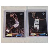 Lot of 2 : Vince Carter and Paul Pierce Rookie Cards from 1999 Topps Stadium Club.
