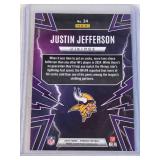 Justin Jefferson 2025 Panini Phoenix Thunderbirds Silver Holo #34 - Minnesota Vikings Football Card