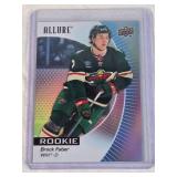 Brock Faber Rookie 2023-24 Upper Deck Allure Refractor #112 - Minnesota Wild Hockey Card
