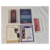 Lot of 5 Star Basketball Cards Featuring Michael Jordan, Kobe Bryant, and Anthony Edwards. Includes special features like "8-Bit Ballers" and "MJ Exclusives".