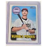 Pete Alonso Rookie 2018 Topps Heritage #108 - Binghamton Rumble Ponies Baseball Card