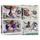 Lot of 30+ Stars and Rookie Football Cards Featuring Players like Joe Flacco, Brett Favre, and Cooper Kupp with Rookie and Special Edition Cards