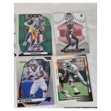 Lot of 30+ Stars and Rookie Football Cards Featuring Players like Joe Flacco, Brett Favre, and Cooper Kupp with Rookie and Special Edition Cards