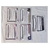 Lot of 5 Mojo Refractors Featuring Prospects Jasson Dominguez, Nick Gonzales, Luis Rodriguez, Aidan Miller, and Felinin Celesten