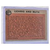 Babe Ruth and Lou Gehrig 1962 Topps Babe Ruth Special #140 - New York Yankees Vintage Baseball Card