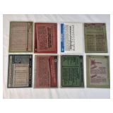 Lot of 8 Baseball Cards Featuring Pete Rose, Yogi Berra, and Johnny Bench with Record Breaker and Manager Cards.