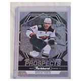 Brock Faber 2023-24 Parkhurst Prominent Prospects Rookie Insert #PP-BF - Minnesota Wild Hockey Card