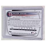 Walker Jenkins Rookie 2025 Bowman Sky Blue SP #BD-159 and Numbered #160/499 - Minnesota Twins Baseball Card