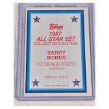 Barry Bonds Glossy Rookie 1987 Topps All-Star Set Collector