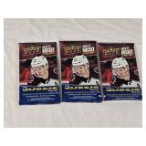 Lot of 3 Unopened Packs of Upper Deck Hockey 2020-21 Extended Series Young Guns Rookie Cards