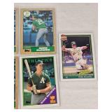 Lot of 6 Mark McGwire Baseball Cards including Donruss Rated Rookie and Topps cards.