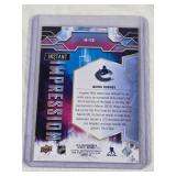 Quinn Hughes Rookie 2019-20 Upper Deck Instant Impression Insert #II-13 - Vancouver Canucks Hockey Card