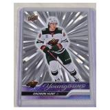 Daemon Hunt Rookie 2023-24 Upper Deck RARE Starburst Young Guns #494 - Minnesota Wild Hockey Card