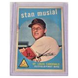 Stan Musial 1959 Topps #150 - St. Louis Cardinals Vintage Baseball Card