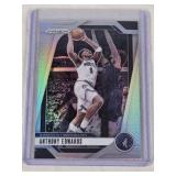 Anthony Edwards 2024-25 Panini Prizm Silver Holo #100 - Minnesota Timberwolves Basketball Card