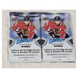 Lot of 2 Unopened Packs of  Upper Deck MVP Hockey 2021-22 Series