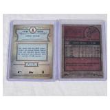 Lot of 2 Shohei Ohtani Baseball Cards including Topps Gypsy Queen and Dodgers Heritage.