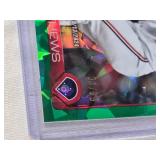 Zebby Matthews Rookie 2025 Topps Chrome Green Cracked Ice #USC171 and Numbered 31/99 - Minnesota Twins Baseball Card