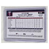 Brooks Lee Rookie 2025 Topps Chrome Refractor #234 - Minnesota Twins Baseball Card