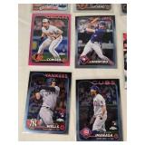 Lot of 14 Baseball Rookie Cards Featuring Adley Rutschman, Evan Carter, and Colton Cowser. Includes various brands with special features like holographic and holiday designs.