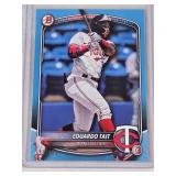 Eduardo Tait 2025 Bowman Sky Blue SP #BD-39 and Numbered 331/499 - Minnesota Twins Baseball Card