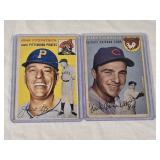 Lot of 2 1954 Topps Cards Featuring John Fitzpatrick and Frank Baumholtz - Pittsburgh Pirates and Chicago Cubs Vintage Baseball Cards