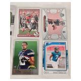 Lot of 9 Rookie Football Cards Featuring Bryce Young, DeAndre Hopkins, and Others